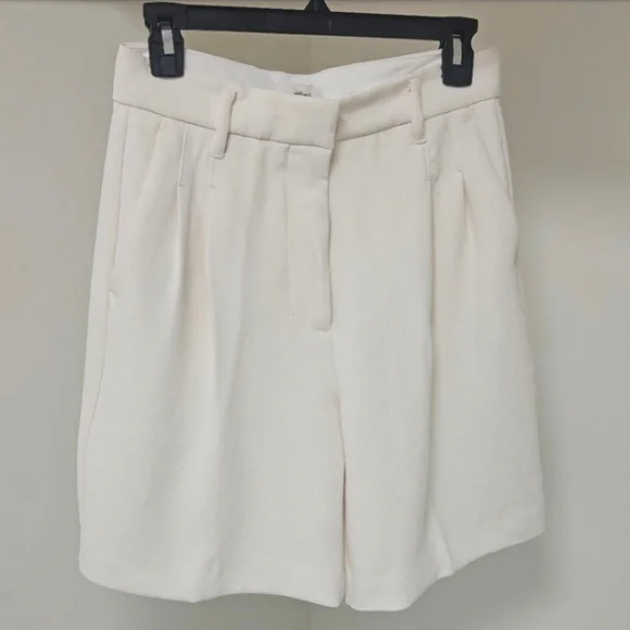 ARITZIA WILFRED EFFORTLESS SHORTS MID THIGH CREPETTE 6 - Picture 3 of 7